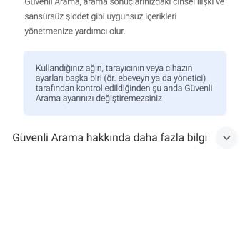 Google Güvenli Arama Kapanmıyor!