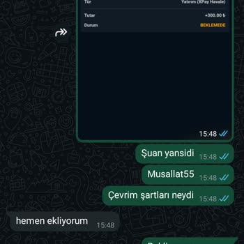 Bonus Vaadiyle İletişim Kurulup Engellenme Ve Para Kaybı