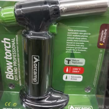 Orcamp Blow Torch 502 Pürmüzün Gaz Kesik Kesik Yanmaya Başladı
