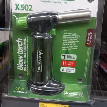 Orcamp Blow Torch 502 Pürmüzün Gaz Kesik Kesik Yanmaya Başladı