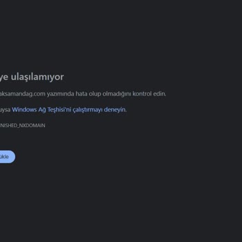 Domain Aldım, Sürekli DNS Hatası Ve Çözüm Yok