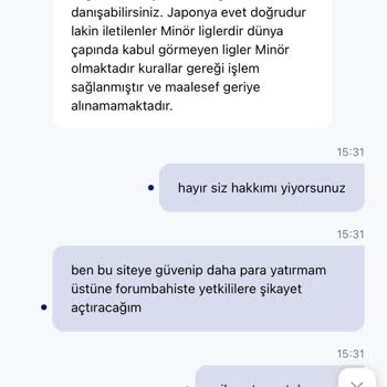 Kazanç Bakiyemin Minör Lig Gerekçesiyle Silinmesi Ve Bonus Kullanımında Sorun