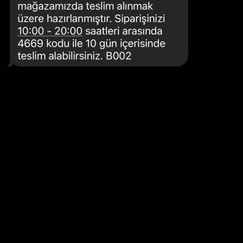 Sipariş Takibi Ve Bilgilendirme Sorunu Nedeniyle Ürünümü Teslim Alamıyorum