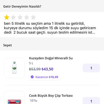 Yanlış Teslim Edilen Su Siparişi Ve Mağduriyet