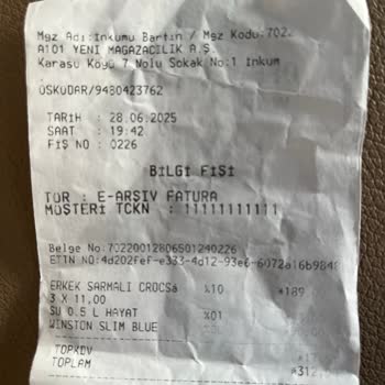 A101 Yanlış Ürün Fişlendi, Fiyat Farkı İade Edilmiyor!