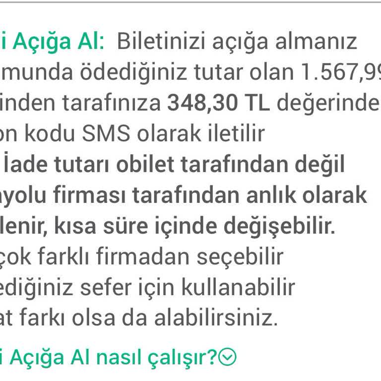 Bilet İptalinde Kesintiyle Mağdur Edildim Acil Çözüm Bekliyorum