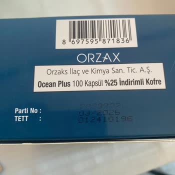 Son Kullanma Tarihi Geçmiş Omega 3 Gönderildi Hamile Eşim Kullandı