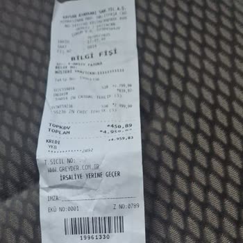 Greyder Mağazasında İade Talebimin Reddedilmesi Ve Personel Davranışları