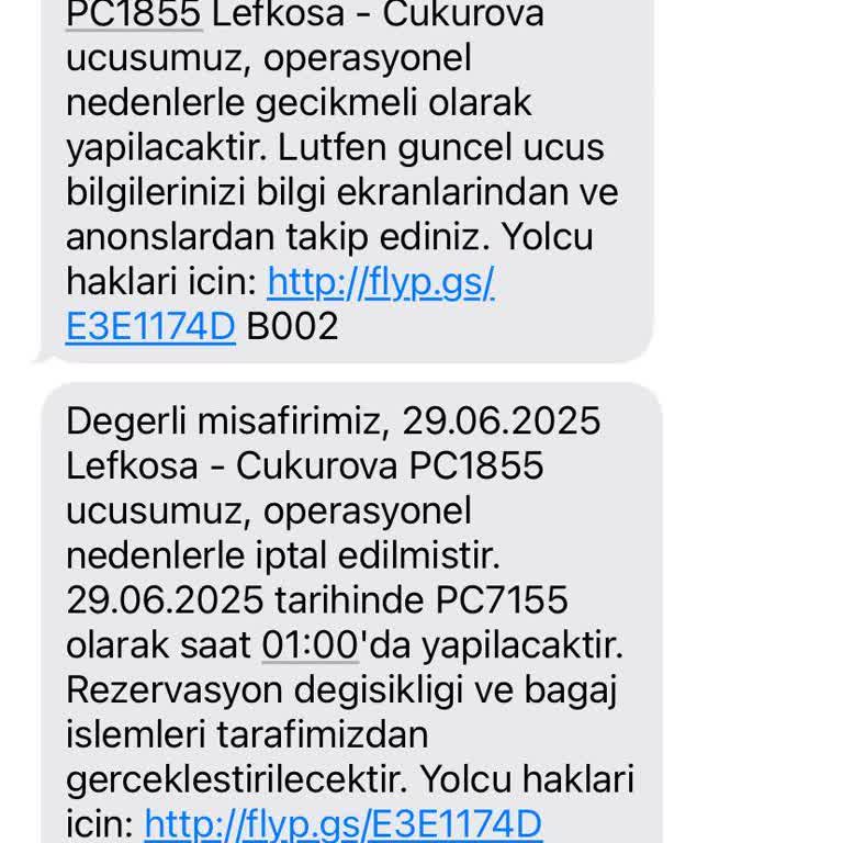 Pegasus'un Uçuş Ertelemesi Mağduriyet Yarattı