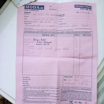 Modalife'dan Aldığım Ürünler Ve Servis Hizmetinde Büyük Hayal Kırıklığı