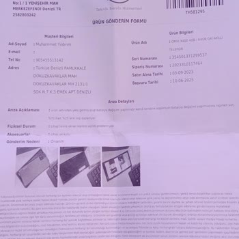 Omix X400 Telefonumun Batarya Sorunu Çözülemedi