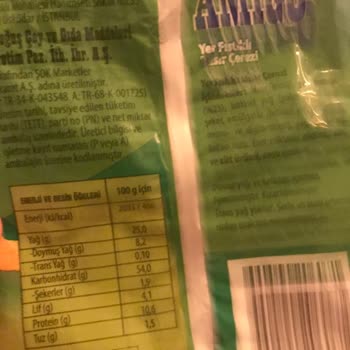 Çitos Amigo Ambalajında Trans Yağ Çelişkisi Kafa Karıştırıyor