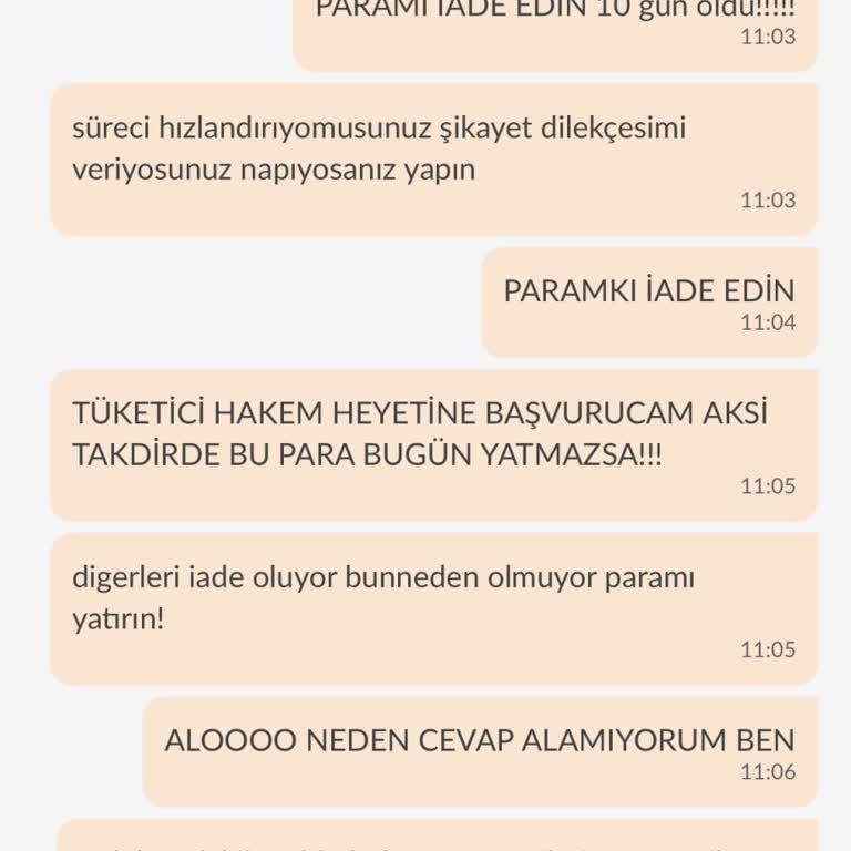 İptal Edilen Siparişin İadesi Yapılmadı, Referans Kodu Ve Dekont Sorunu