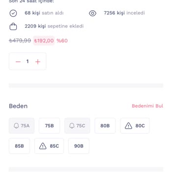 Stokta Var Gözüken Ürün Sepette Tükenmiş Diyor!