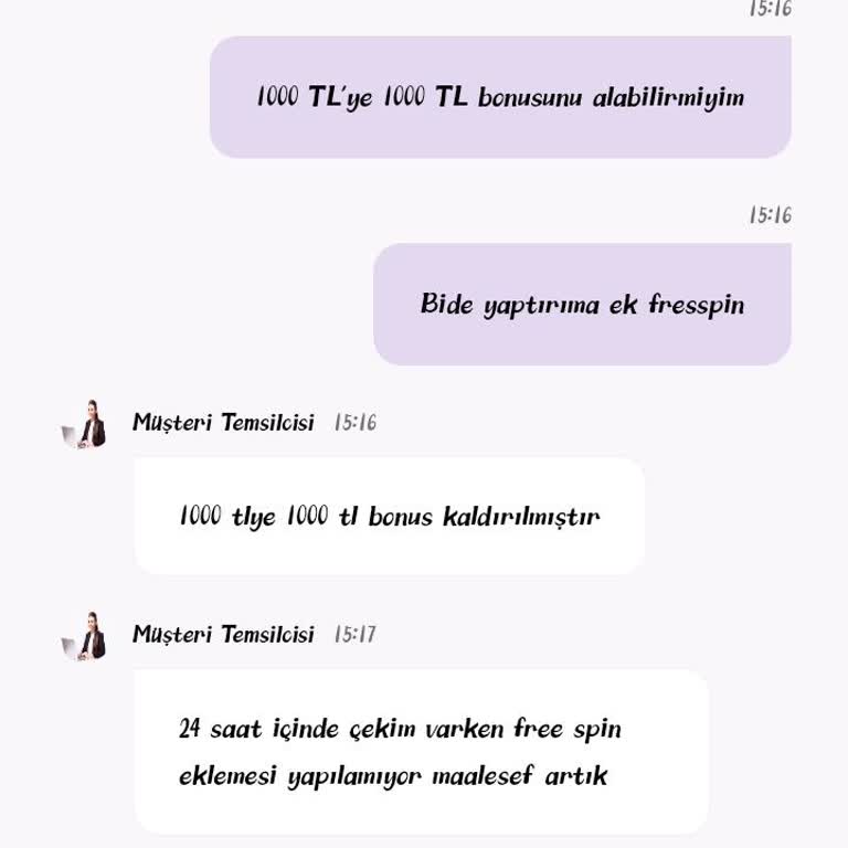 Bonus Ve Para Çekim Taleplerim Karşılanmıyor