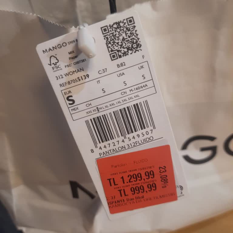 Mango'da Etiketli Ürün İçin Beden Değişimi Talebim Reddedildi