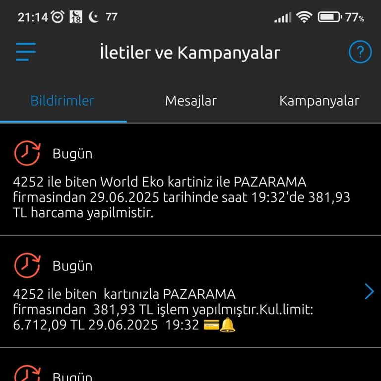 Pazarama Uygulamasında Ödeme Alındı Sipariş Oluşmadı