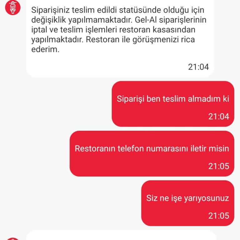 Sipariş İptali Yapılamadı, Muhatap Bulunamıyor