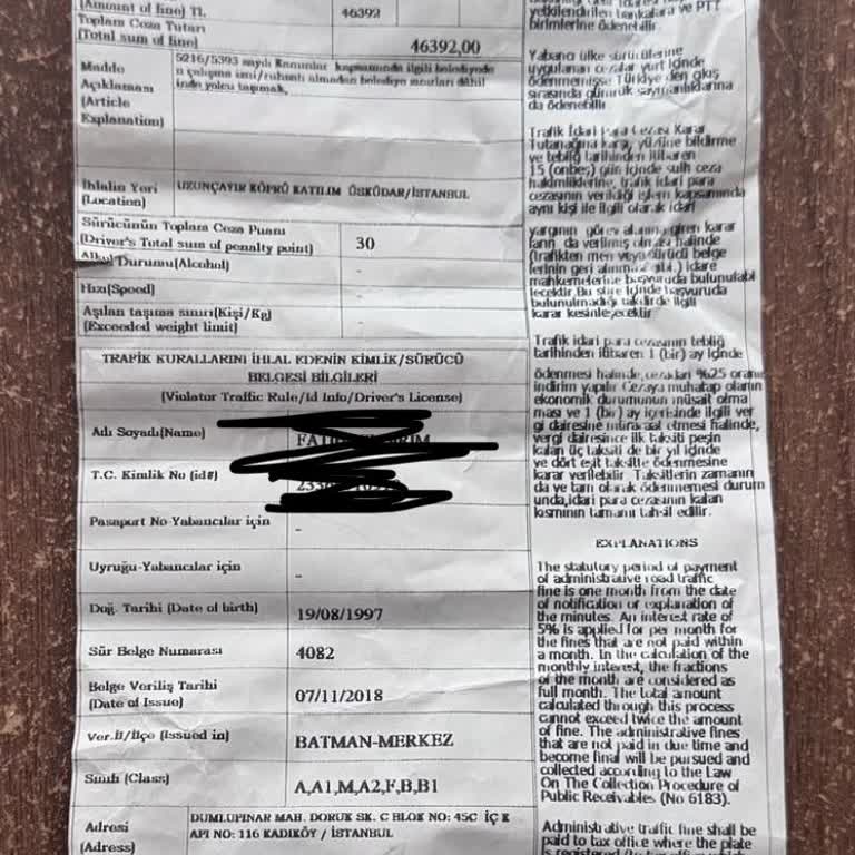 Martı Tag Cezasının Tamamı Ödenmiyor Mağdur Oldum