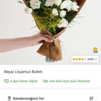 ÇiçekSepeti Yanlış ve Kalitesiz Çiçek Teslimatı