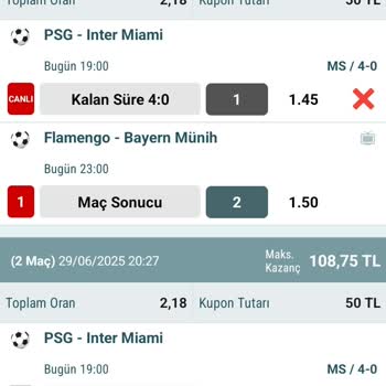 Maç Sonucu Yanlış Gösteriliyor Nesine Uygulamasında