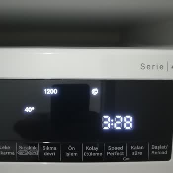 Çamaşır Makinesinde Anlamını Bilmediğimiz Uyarı Simgesi Ve Sürekli Alarm