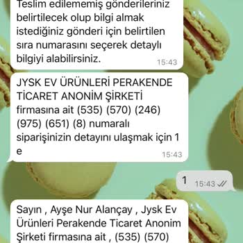 Siparişim Ne Zaman Teslim Edilecek, Bilgilendirme Bekliyorum!