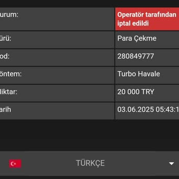 Bakiyemden Haksız Şekilde 35 Bin TL Silindi, Destek Yanıt Vermiyor