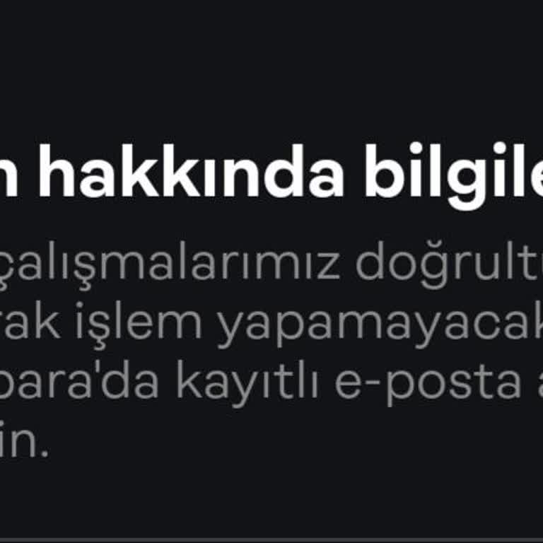 Papara Hesabım Sebepsiz Kapalı, Bilgi Ve Çözüm Bekliyorum