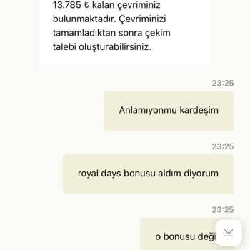 Bonus Çevrimi Sonrası Kazancım Sebepsiz Silindi