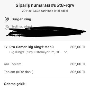 Kurye Siparişimi Teslim Etmeden Reddetti, Müşteri Mağdur Oldu