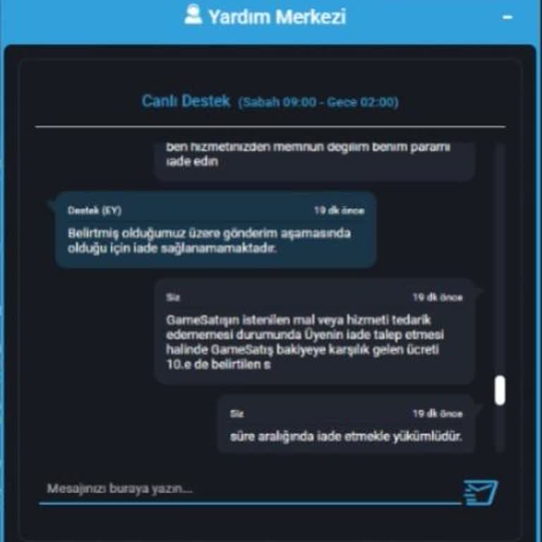 Satın Alınan Hizmetin Zamanında Teslim Edilmemesi Ve İade Sürecindeki Sorunlar
