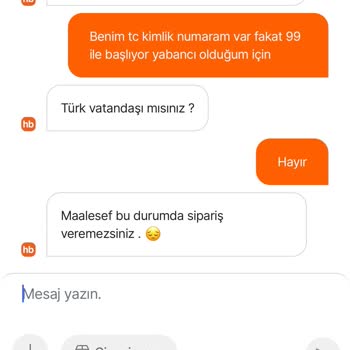 Yabancı Kimlik Numarasıyla Sipariş Engeli Ve Ayrımcılık Şikayeti
