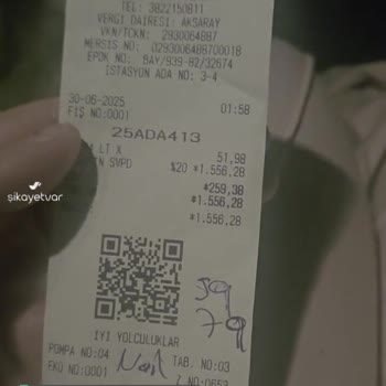 Shell İstasyonundan Şikayetçiyim