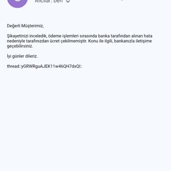 Sipariş Oluşmadı, Ücret Karttan Çekildi Ve Çözüm Sunulmadı