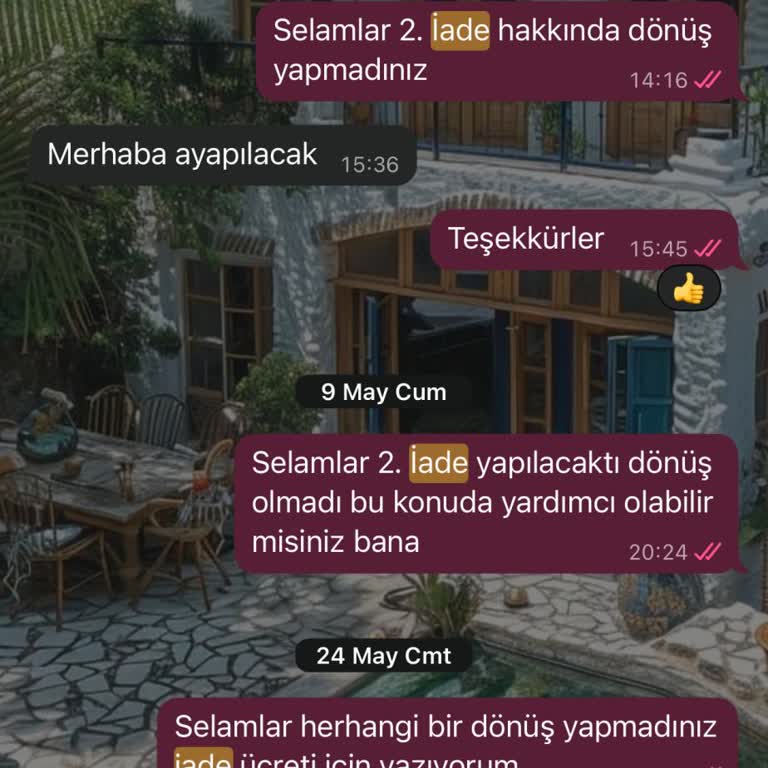 Ürün İade Ücretimin Aylardır Gönderilmemesi