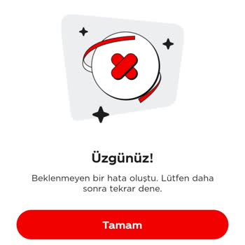 Hediye Money Yüklenmiyor, Beklenmeyen Hata Uyarısı Alıyorum