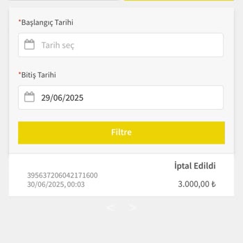 Çekim Talebim İptal Edilip Param Kayboldu