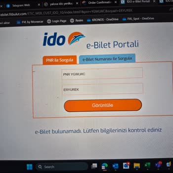Ödeme Yapıldı, Biletler Sistemde Görünmüyor