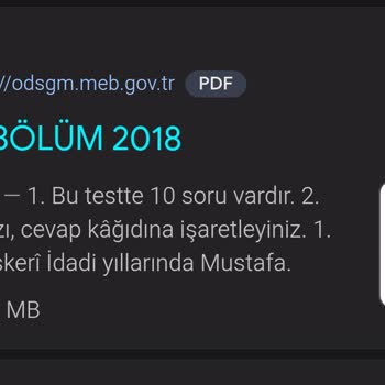 2018 LGS Sözel Soruları Neden Erişilemiyor