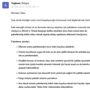 Letgo'da İade Sürecinde Müşteriyle İlgilenilmiyor!