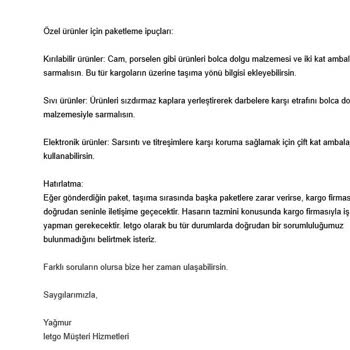 Letgo'da İade Sürecinde Müşteriyle İlgilenilmiyor!
