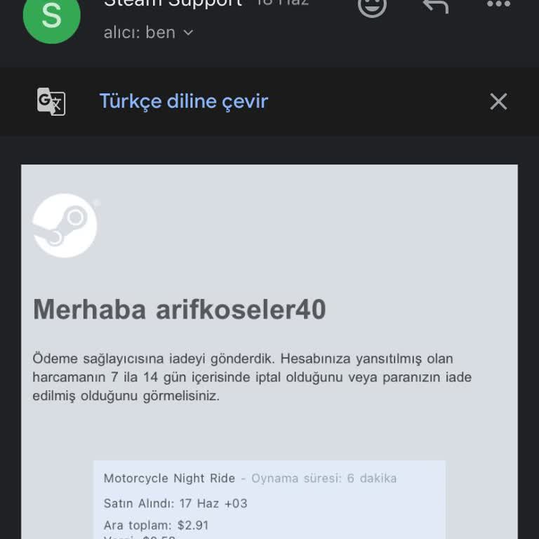 Steam İadesi 12 Gündür Hesabıma Ulaşmadı, Destek Ekibi Yanıt Vermiyor
