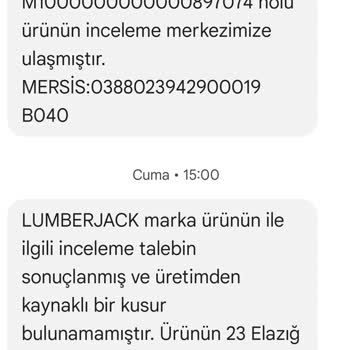 Lumberjack Ayakkabıda Dikiş Kusuru Ve Değişim Talebinin Reddedilmesi