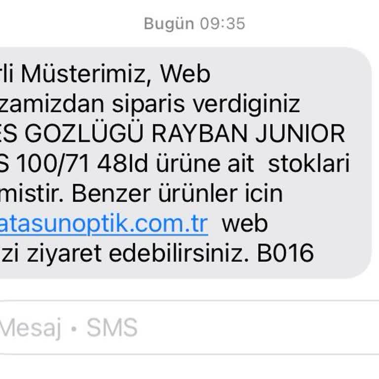 Siparişim Stok Yetersizliği Nedeniyle Aniden İptal Edildi