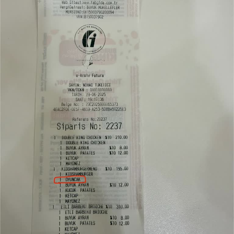 Burger King Şubesinde Oyuncak Eksikliği Ve Bilgilendirme Sorunu