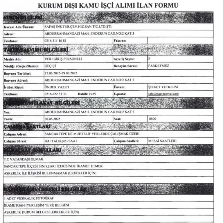 İşçi Alımı Başvuru Tarihlerinde Mağduriyet Ve Adaletsizlik