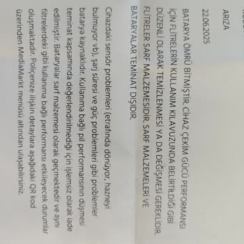 Garanti Sürecinde İletişimsizlik Ve Onarım Sorunu Nedeniyle Güven Kaybı Yaşadık