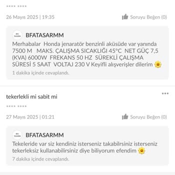 Aldığım Jeneratör Beklediğim Marka Çıkmadı Ve Satıcı Ürünü Kaldırdı