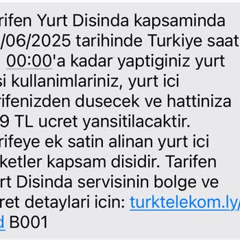 Yurt Dışında Olmadığım Halde Yüksek Fatura Kesildi